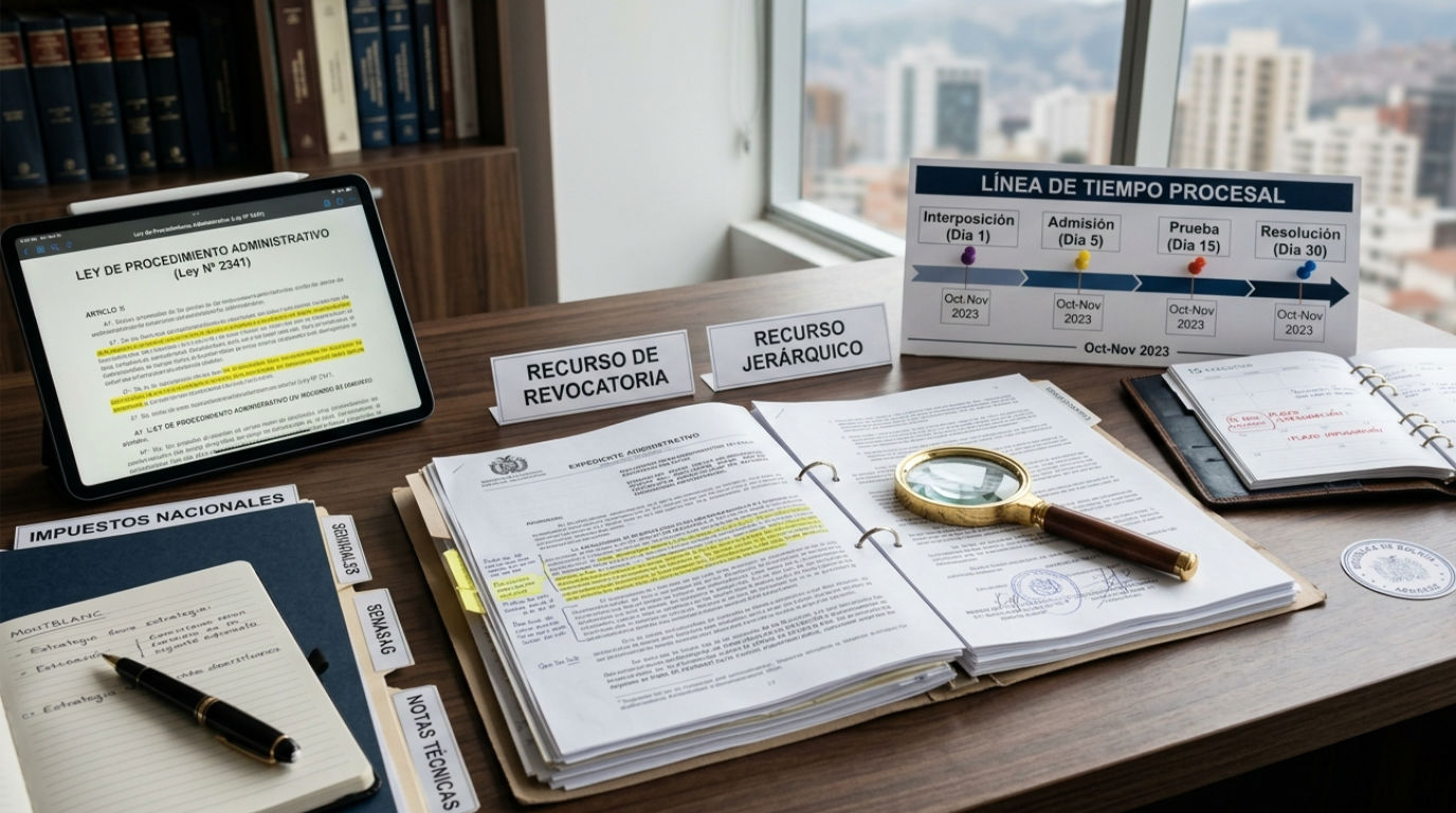 Recursos en vía administrativa